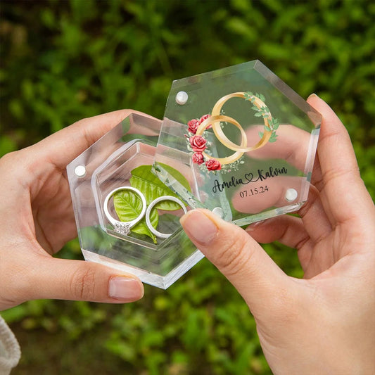 "Custom anniversary jewelry acrylic keychain with personalized initials 'QS' and heart design - personalized couple keychains from Bella Olivia Gifts