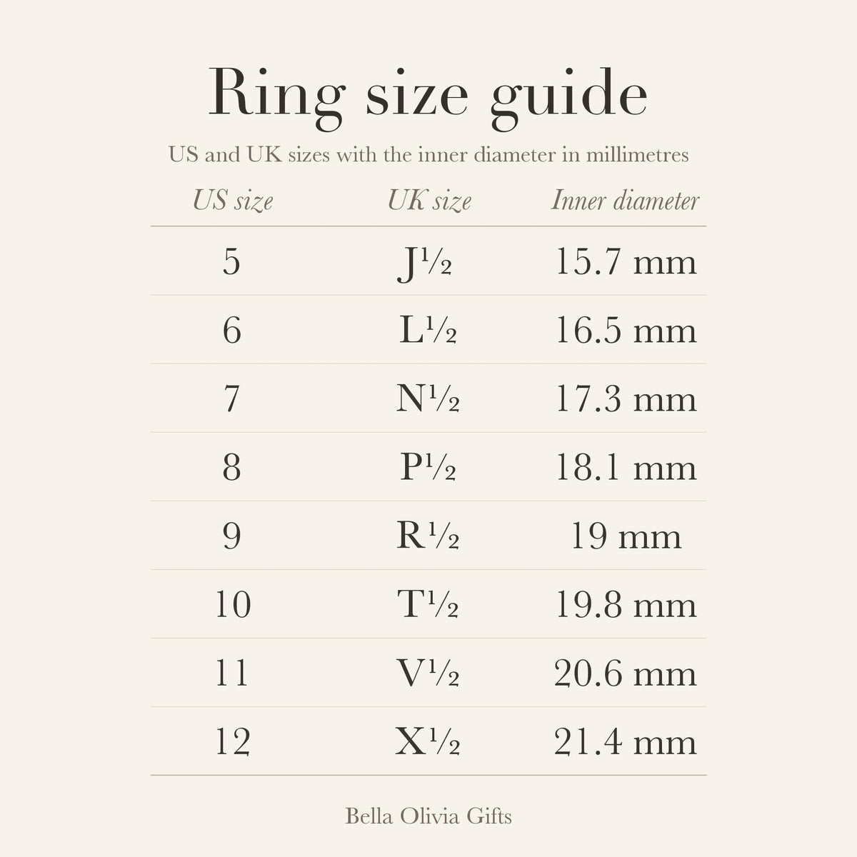 Ring mit individuellem Namen im altenglischen gotischen Stil