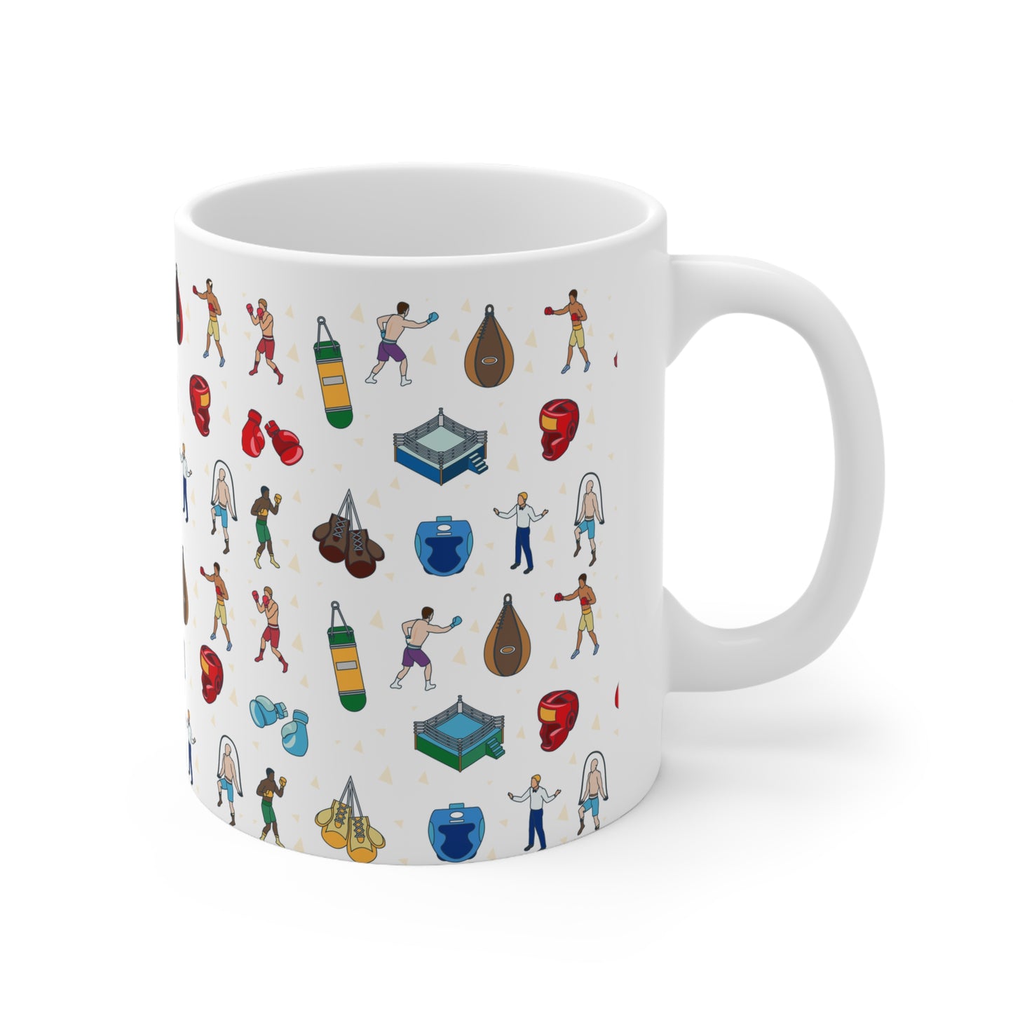 Boxing Inspired Print 11oz Ceramic Mug