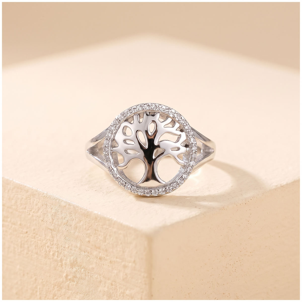 Custom Family Tree of Life Ring with Custom Inner Engraving