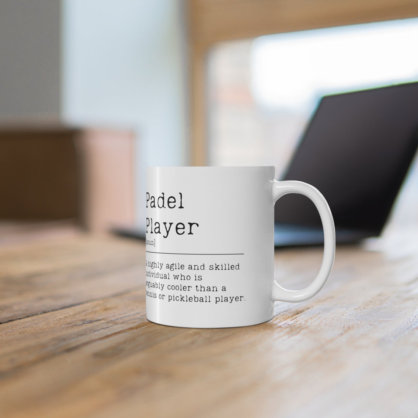 Padel Player Definition 11oz Ceramic Mug