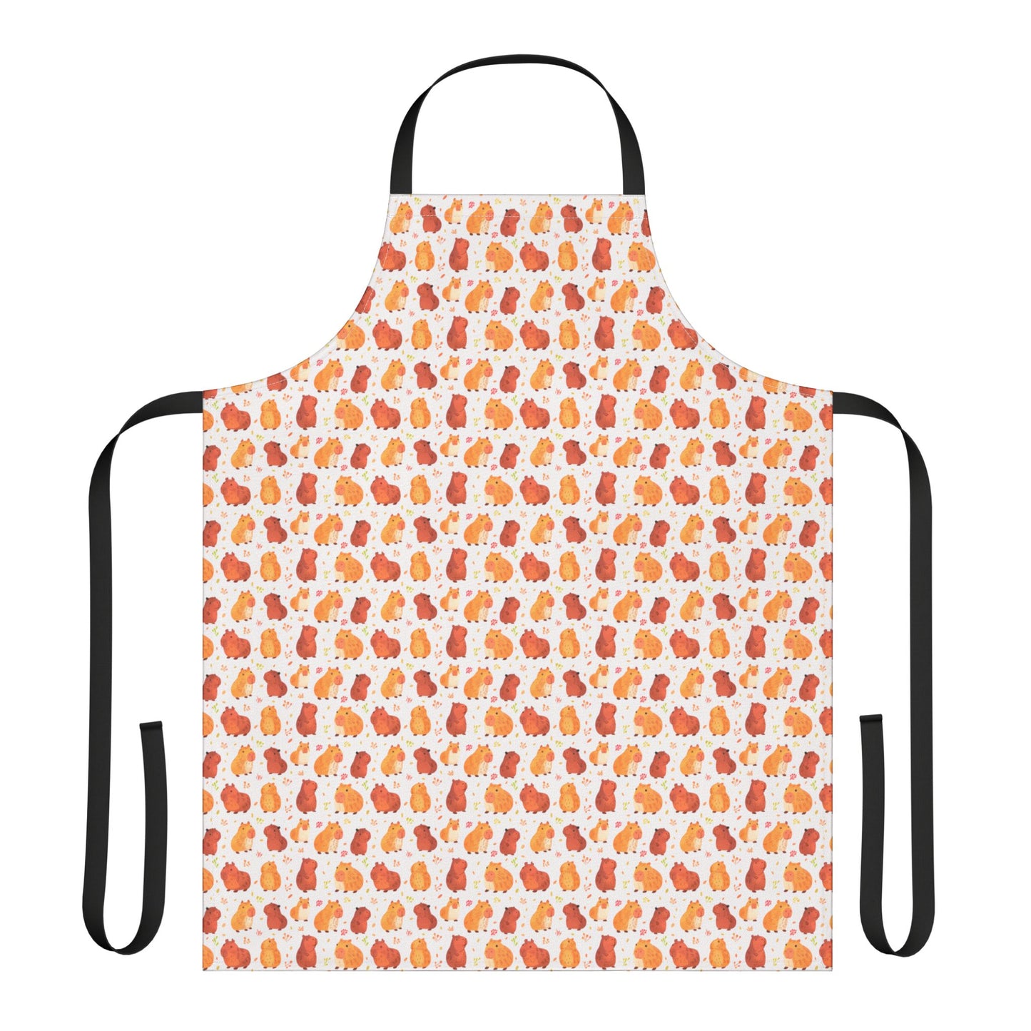 Capybara Chibi Style Printed Chef Apron