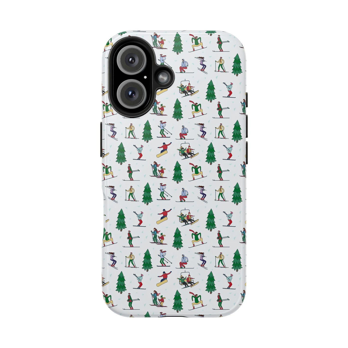 Winter Ski Landscape Print Phone Case