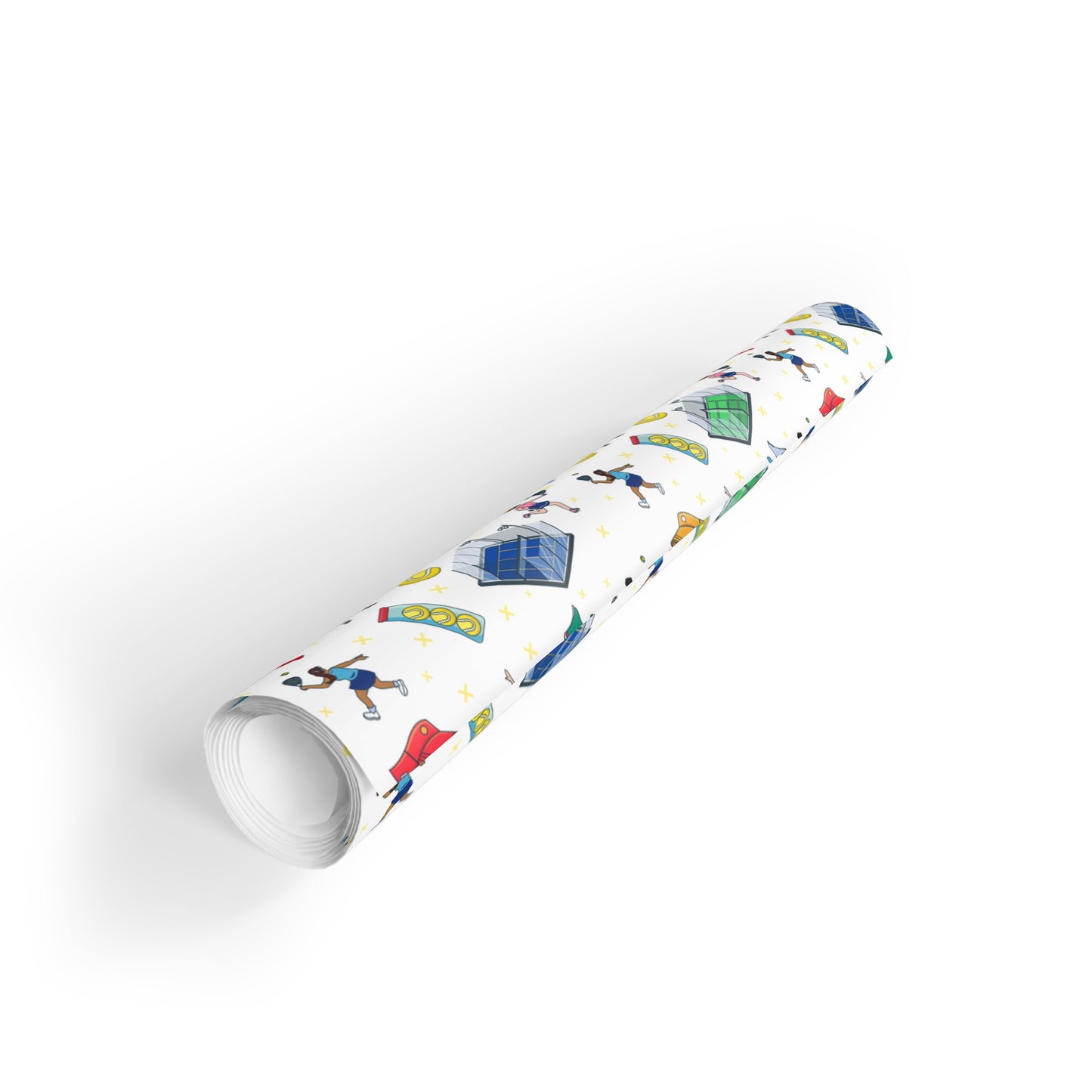 Padel Print Gift Wrapping Paper Roll