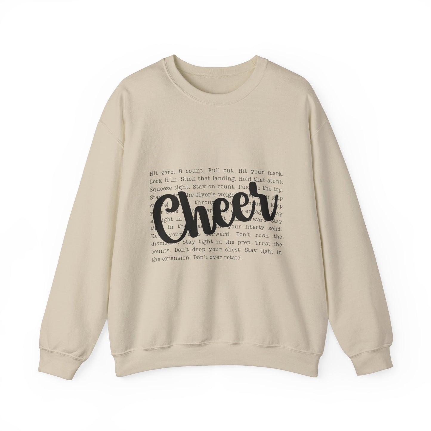 Cheer Motivation Sweatshirt and T-Shirt