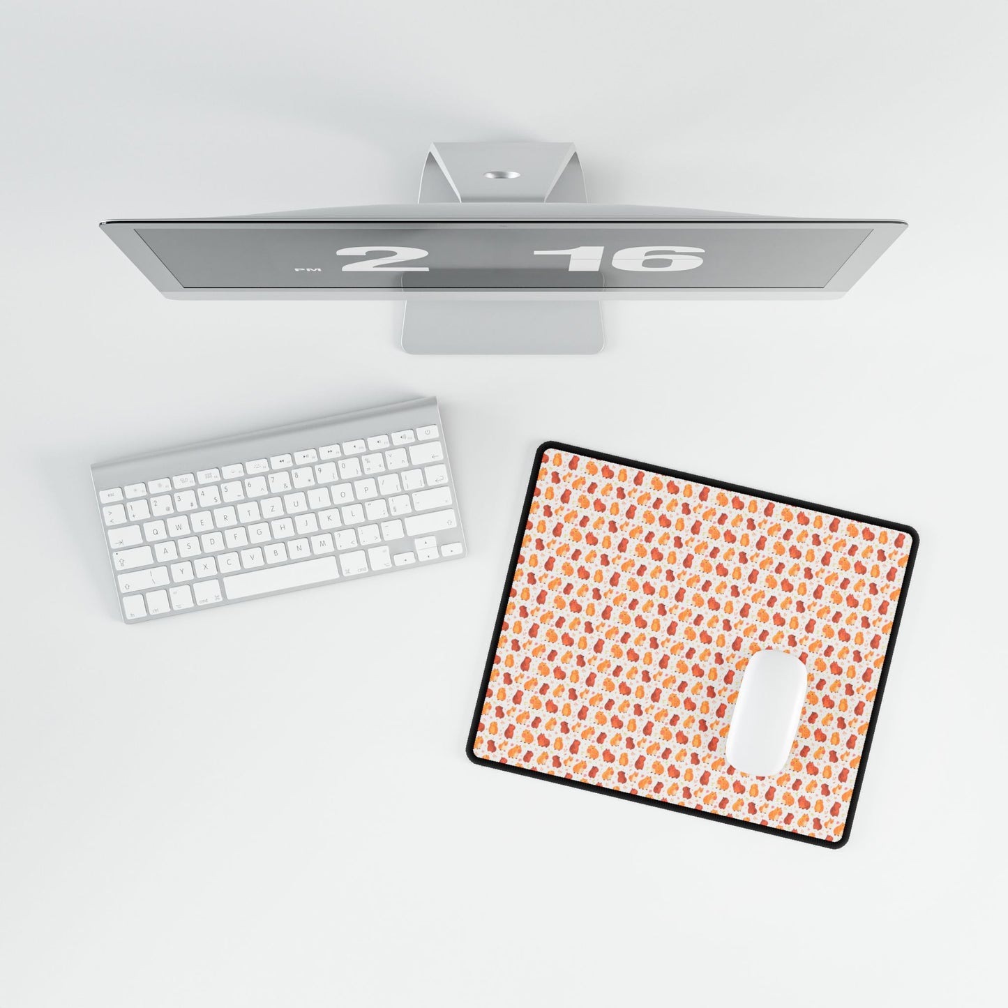 Capybara Chibi Kawaii Capybara Style Printed Desk Mat