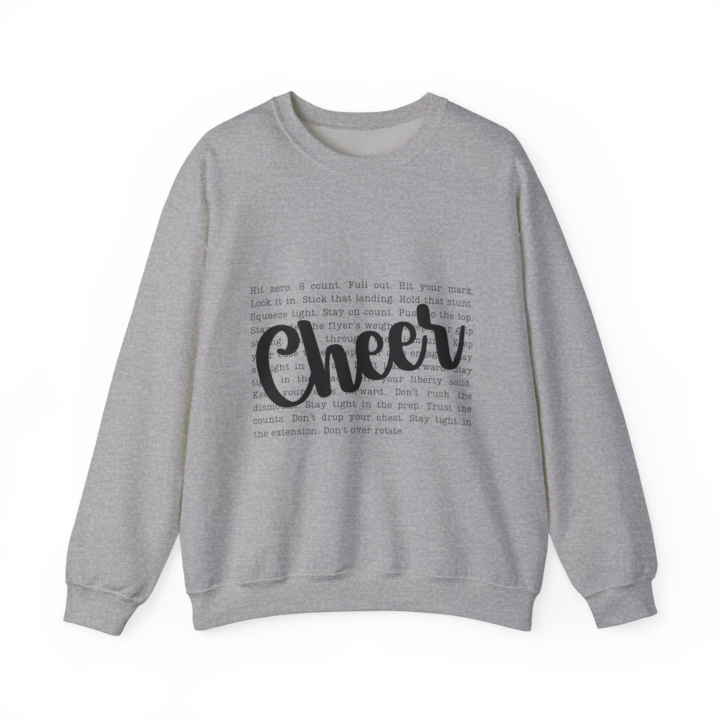 Cheer Motivation Sweatshirt and T-Shirt