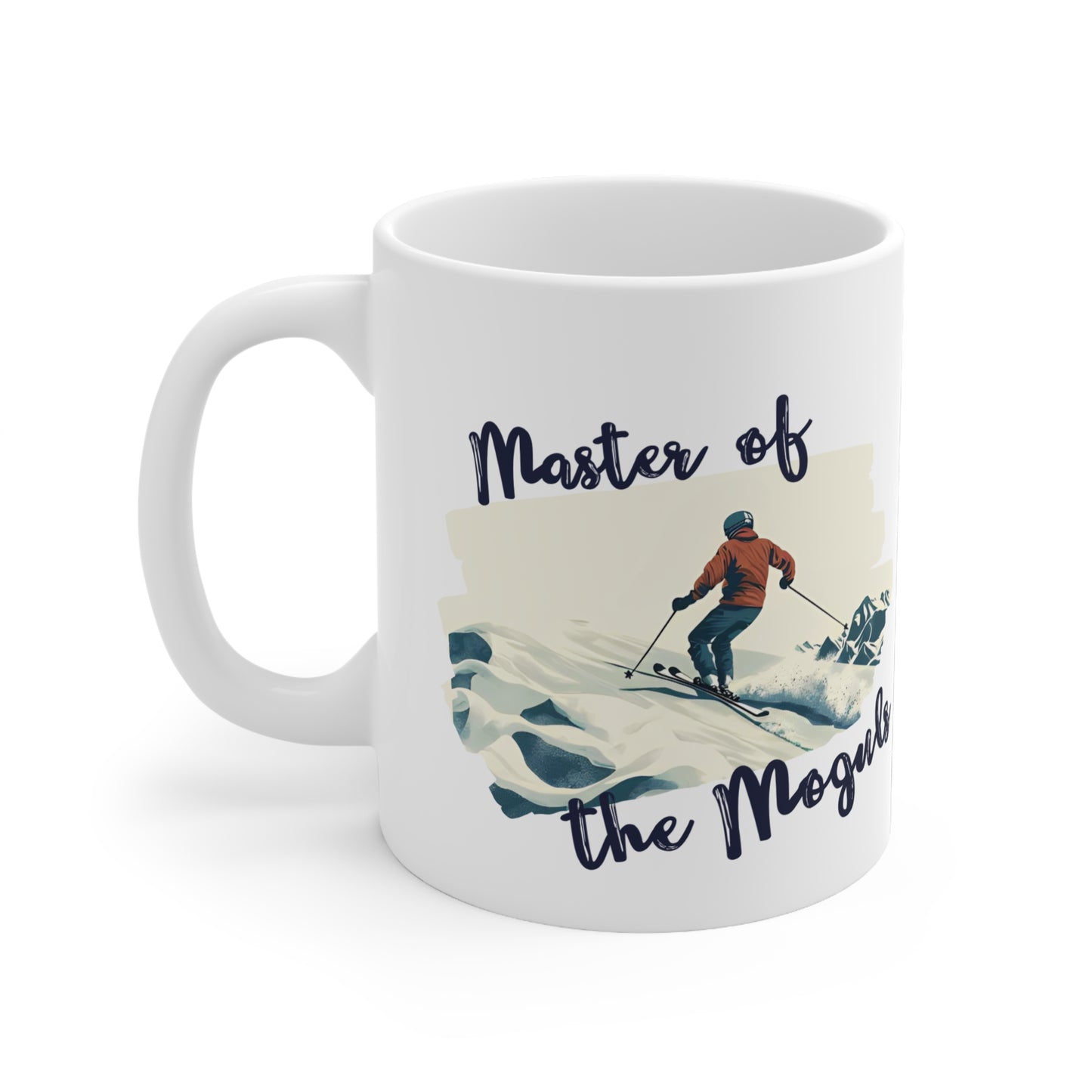Master of the Moguls Ski Themed 11oz Ceramic Mug