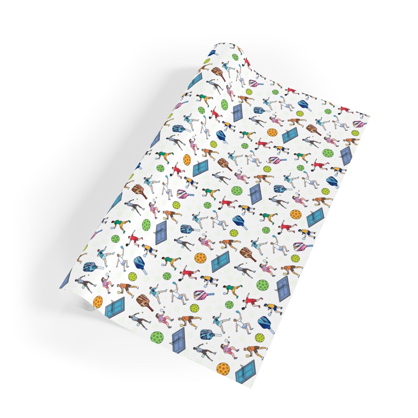 Pickleball Print Gift Wrapping Paper Roll