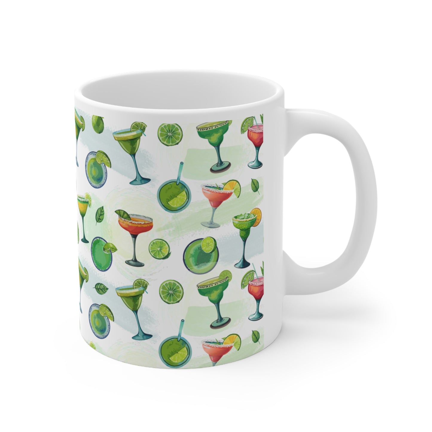 Margarita Drinks Print 11oz Ceramic Mug
