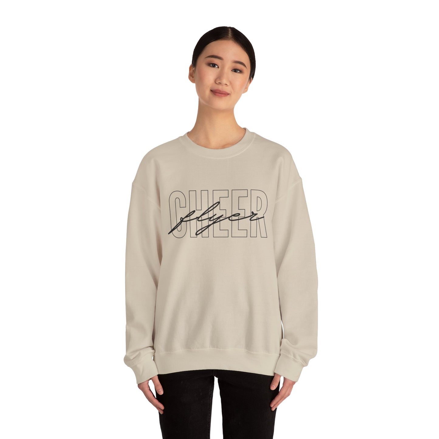 Cheer Flyer Sweatshirt and T-Shirt for Cheerleaders