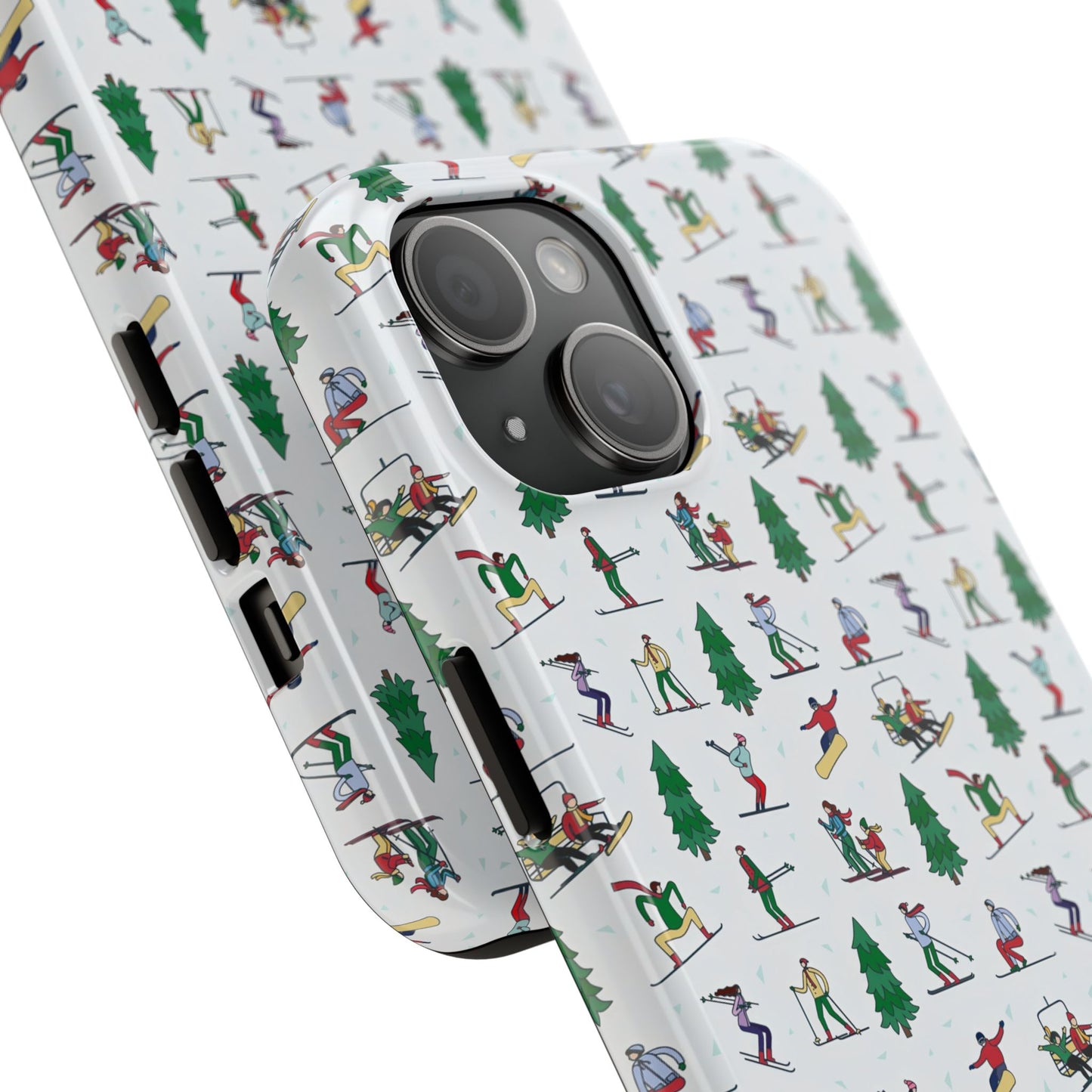 Winter Ski Landscape Print Phone Case
