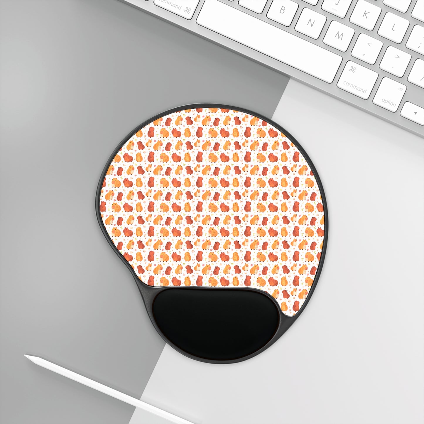 Capybara Mouse Pad With Ergonomic Wrist Rest