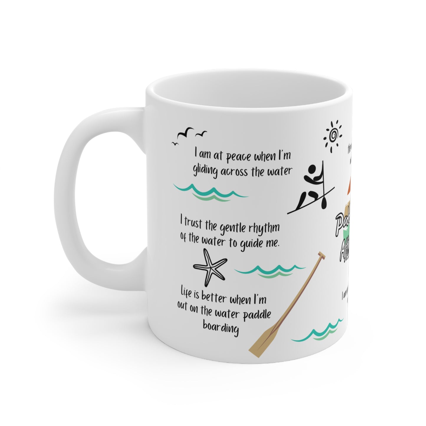 Paddle Boarder Positive Affirmations Mug
