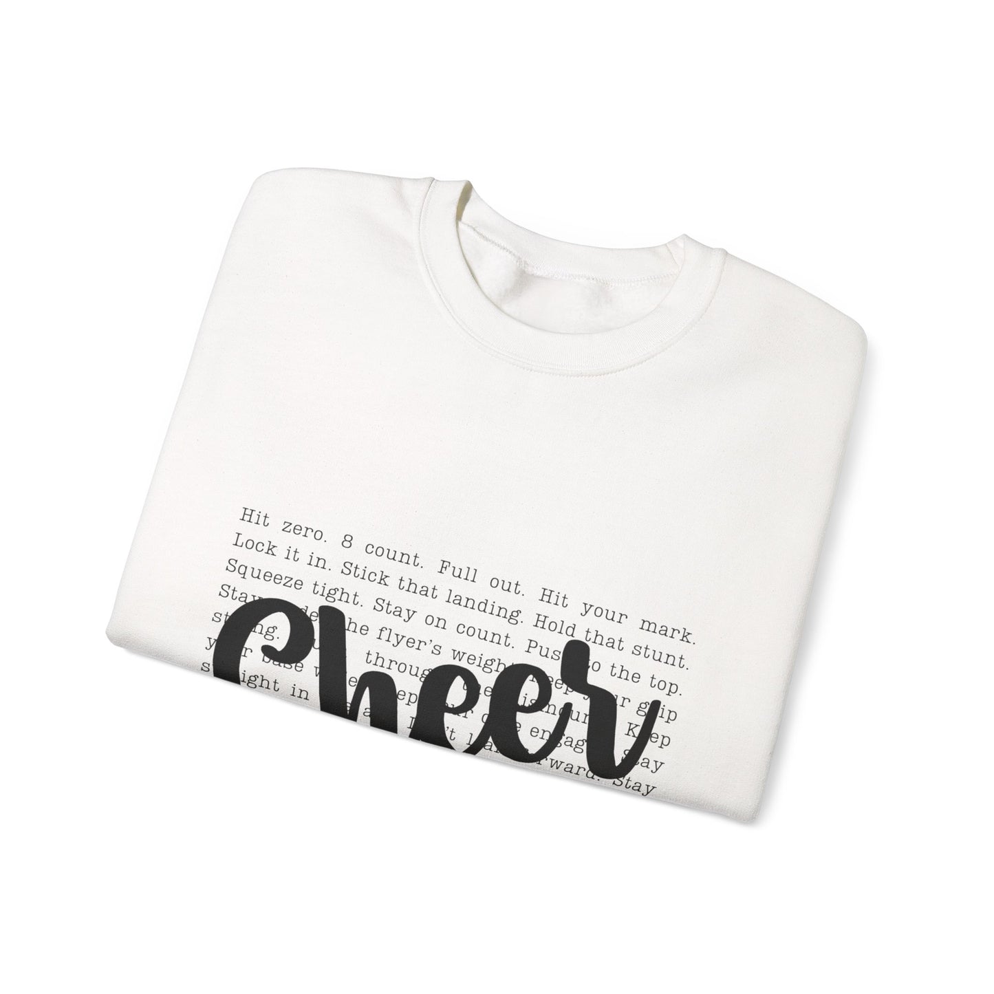 Cheer Motivation Sweatshirt and T-Shirt