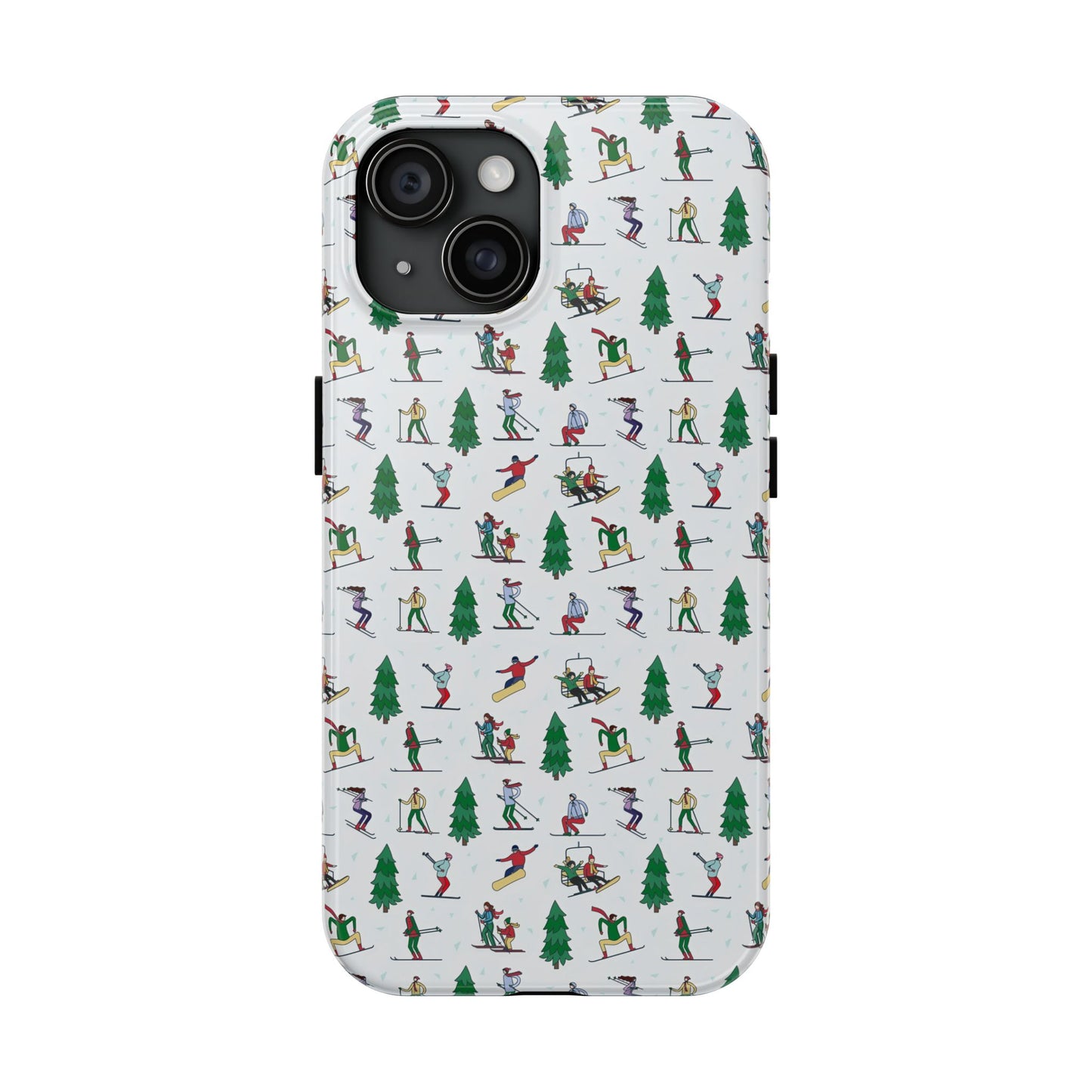 Winter Ski Landscape Print Phone Case