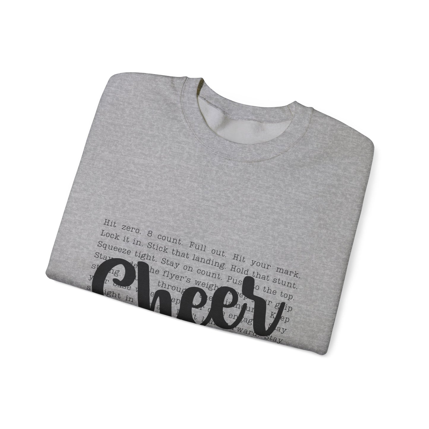 Cheer Motivation Sweatshirt and T-Shirt