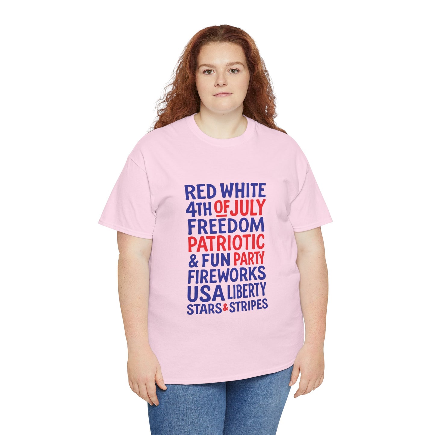 4th of July Words Graphic T-Shirt