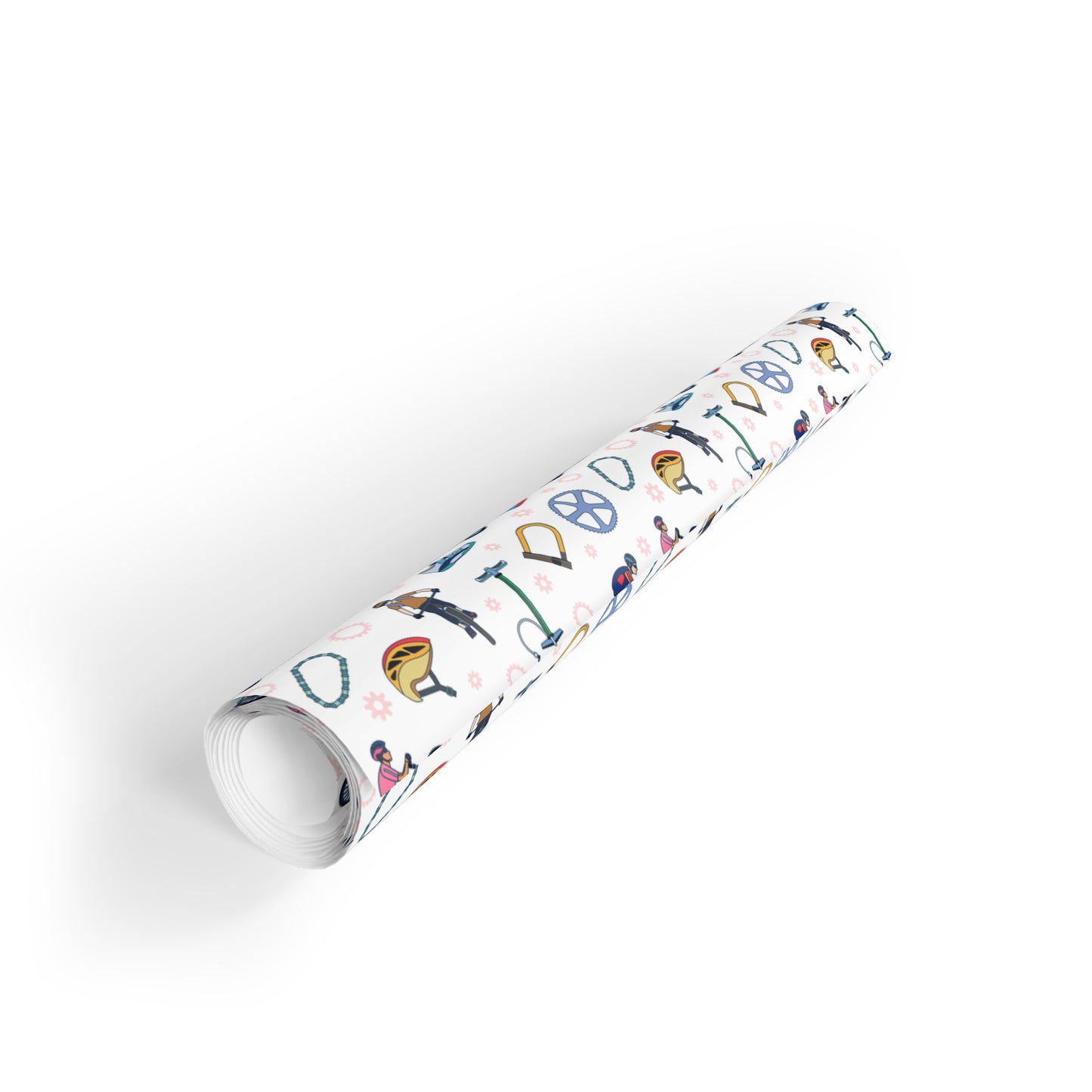 Mountain Biking Print Gift Wrapping Paper Roll