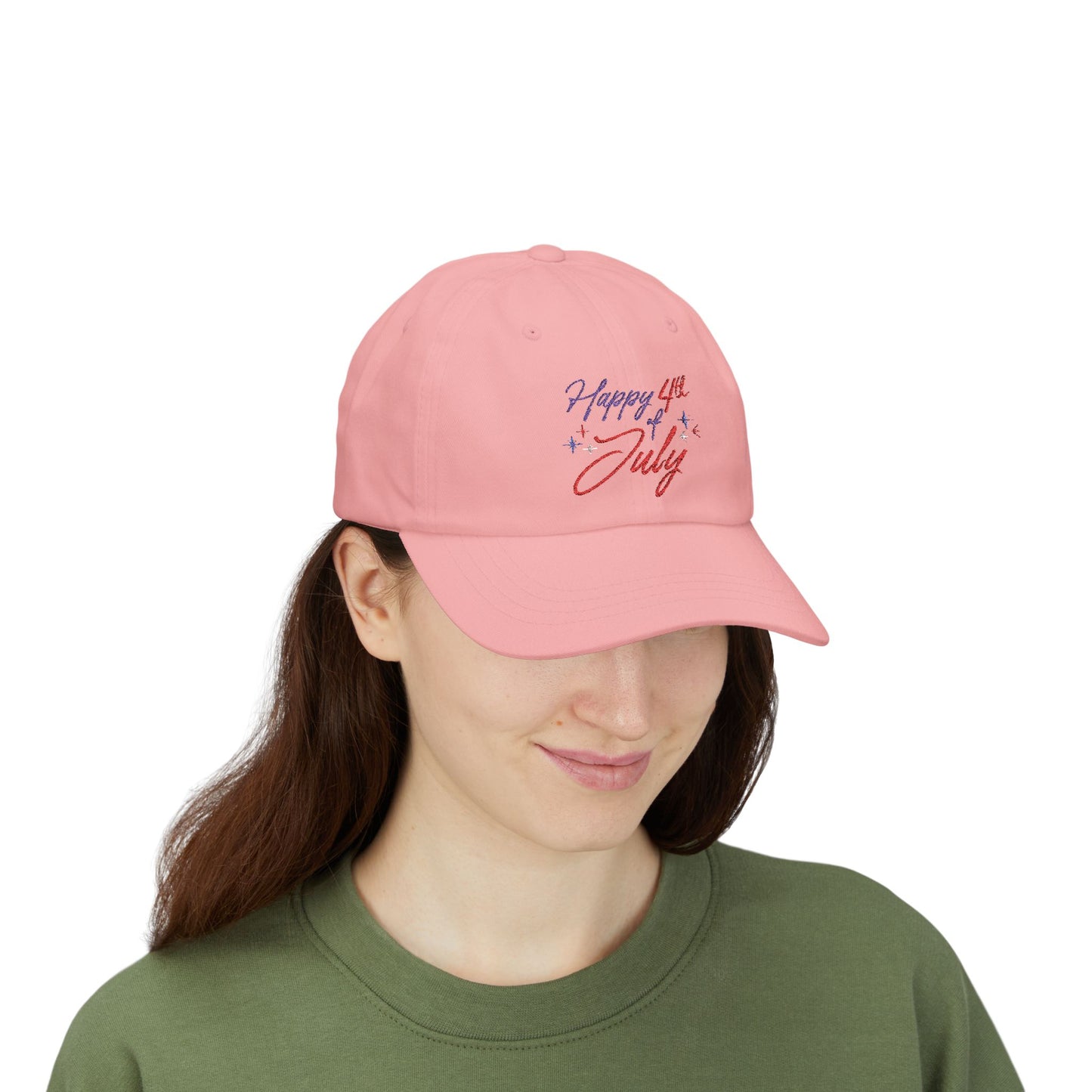 "Happy 4th of July" Classic Cotton Dad Cap