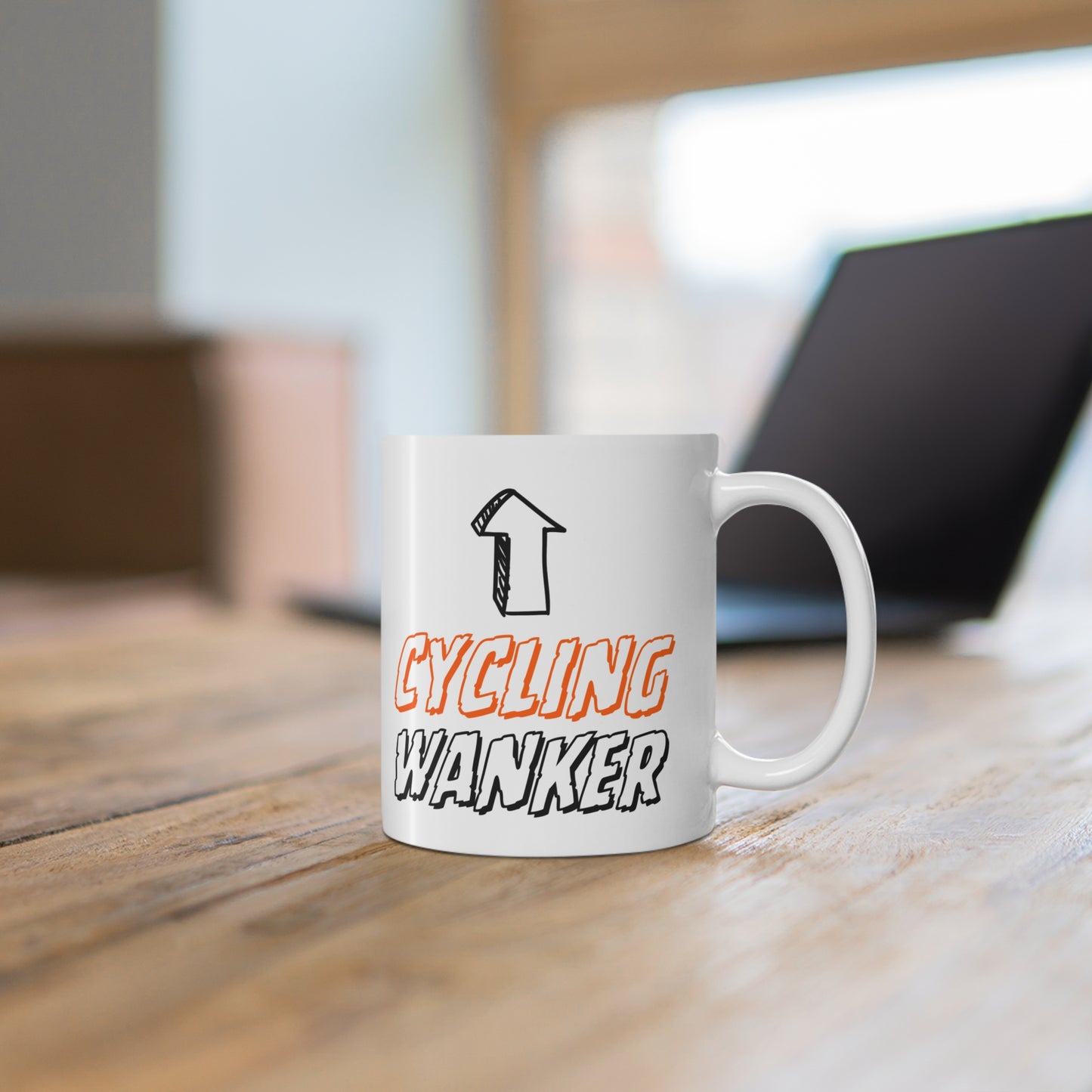 Cycling Wanker Quote 11oz Ceramic Mug