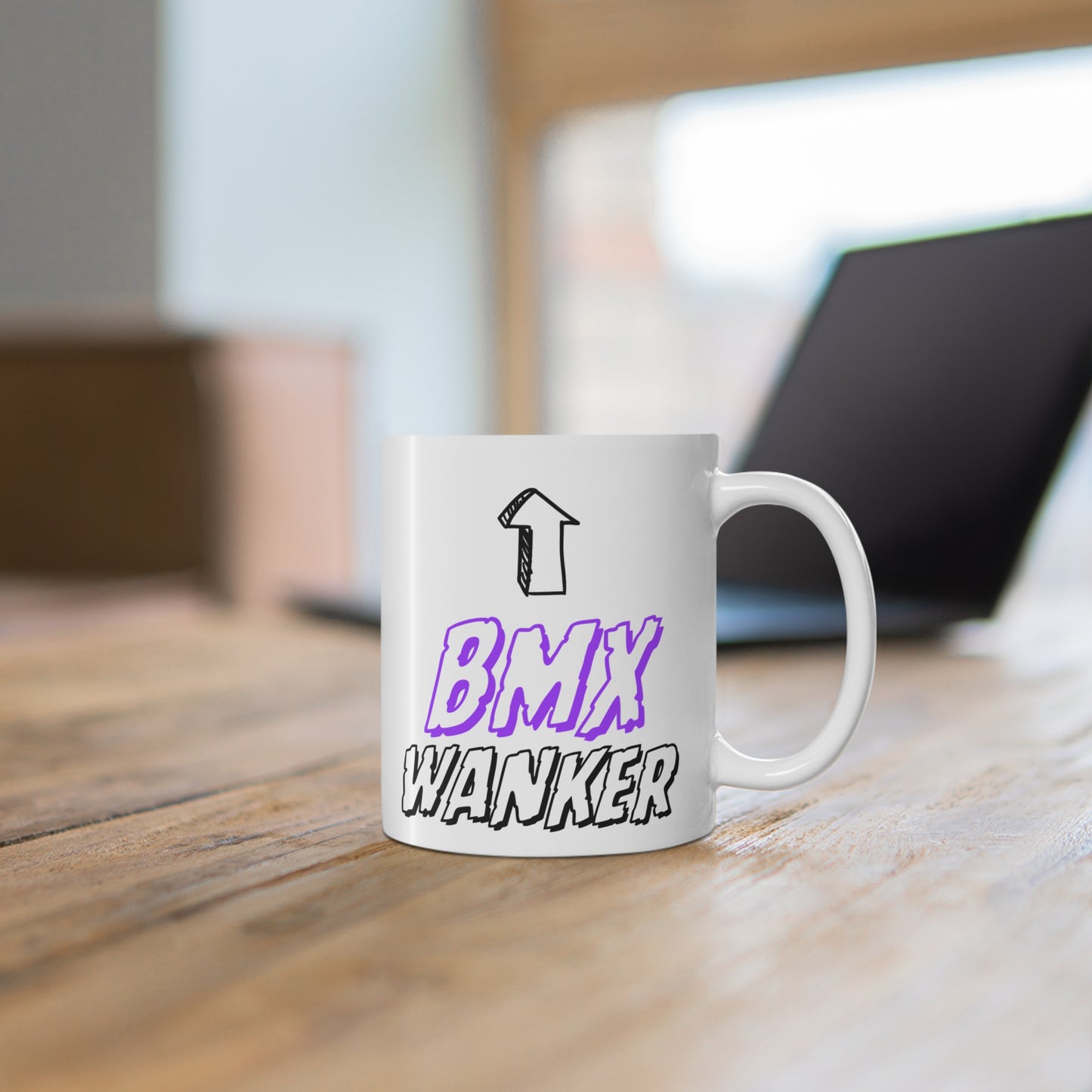 BMX Wanker Quote 11oz Ceramic Mug