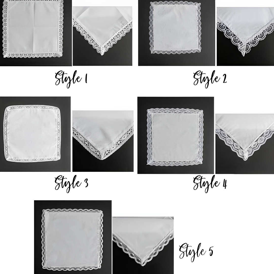 'From Your Dog' Wedding Handkerchief/Napkin with Custom Pet Photo