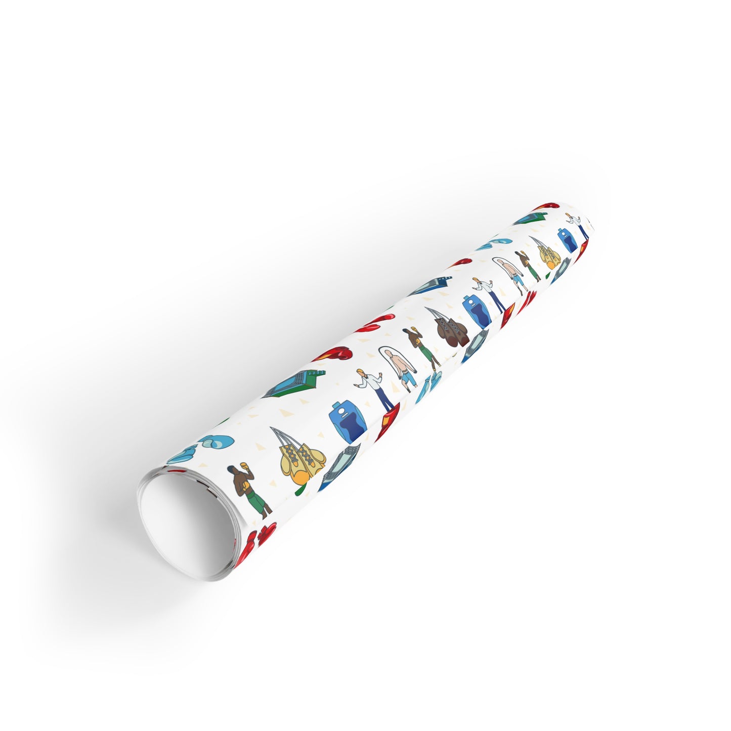Boxing Print Gift Wrapping Paper Roll