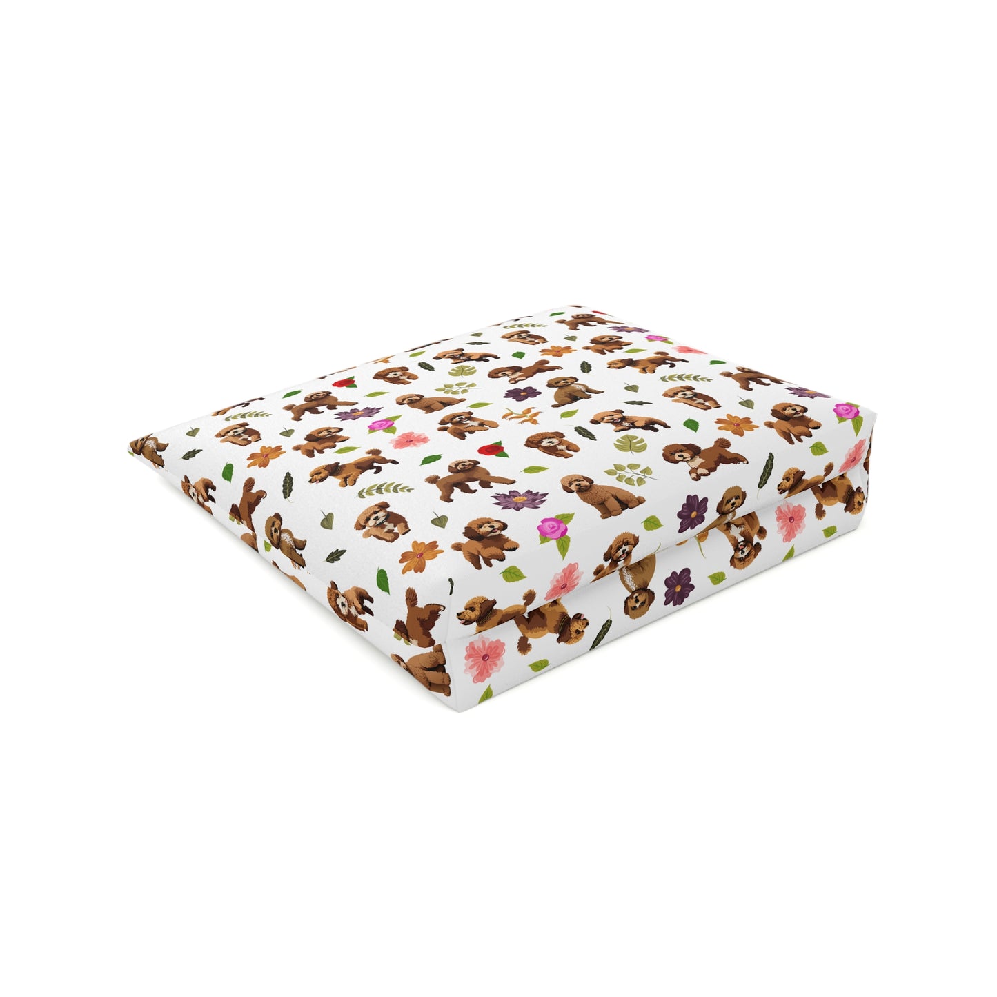 Cavapoo Print Cotton Cosmetic Bag/Makeup Organizer/Travel Pouch