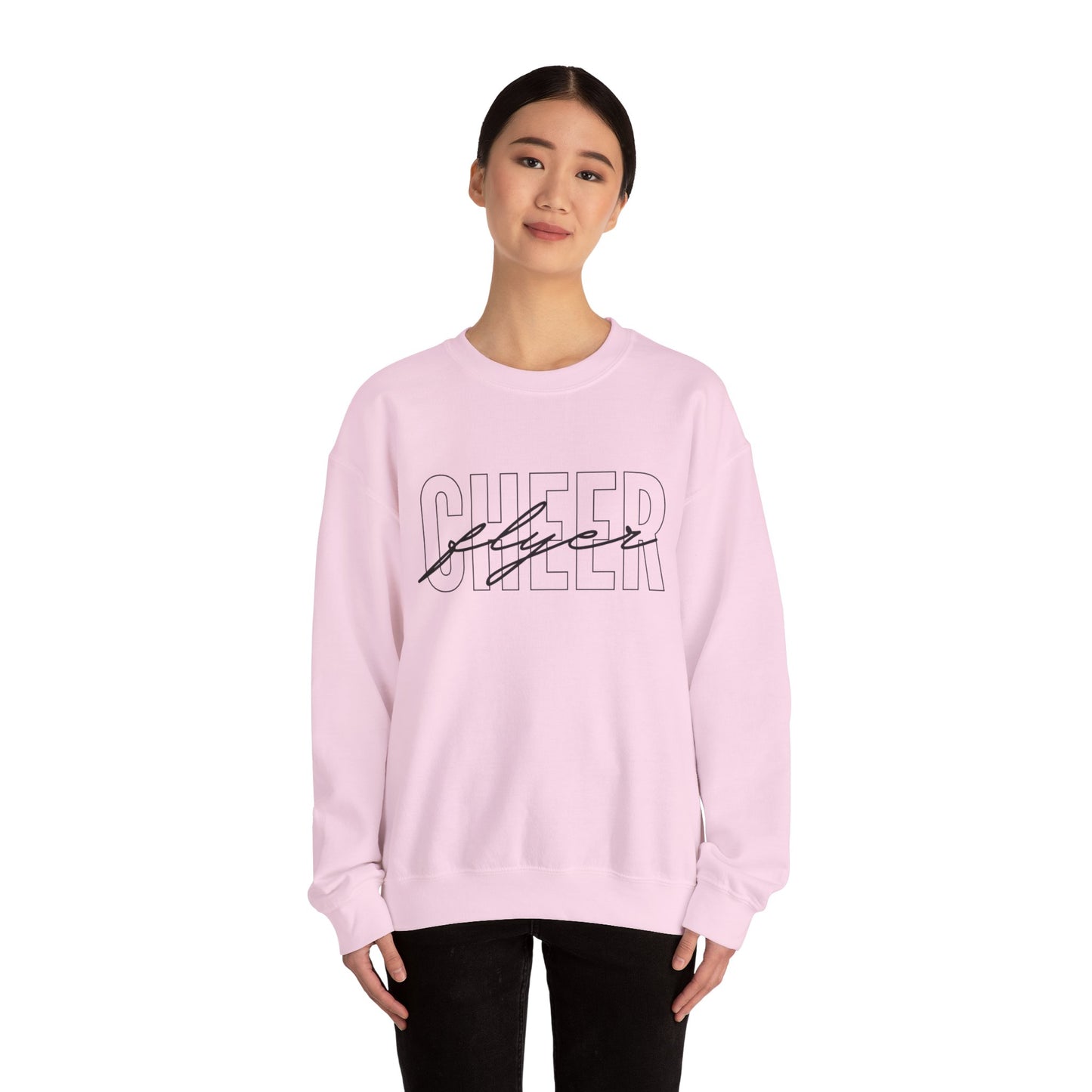 Cheer Flyer Sweatshirt and T-Shirt for Cheerleaders