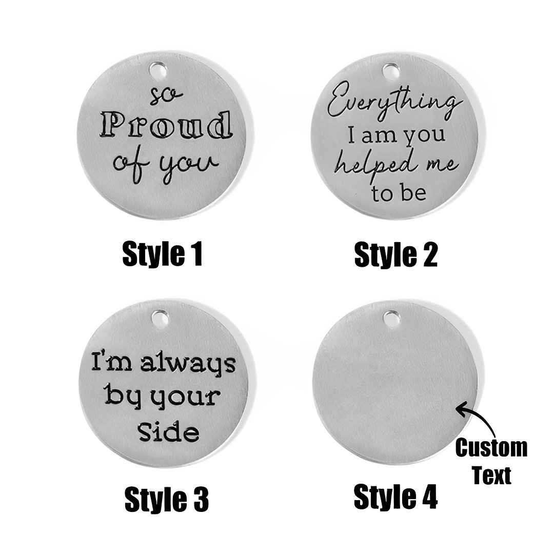 Graduation Cap Charm with Custom Photo and Text