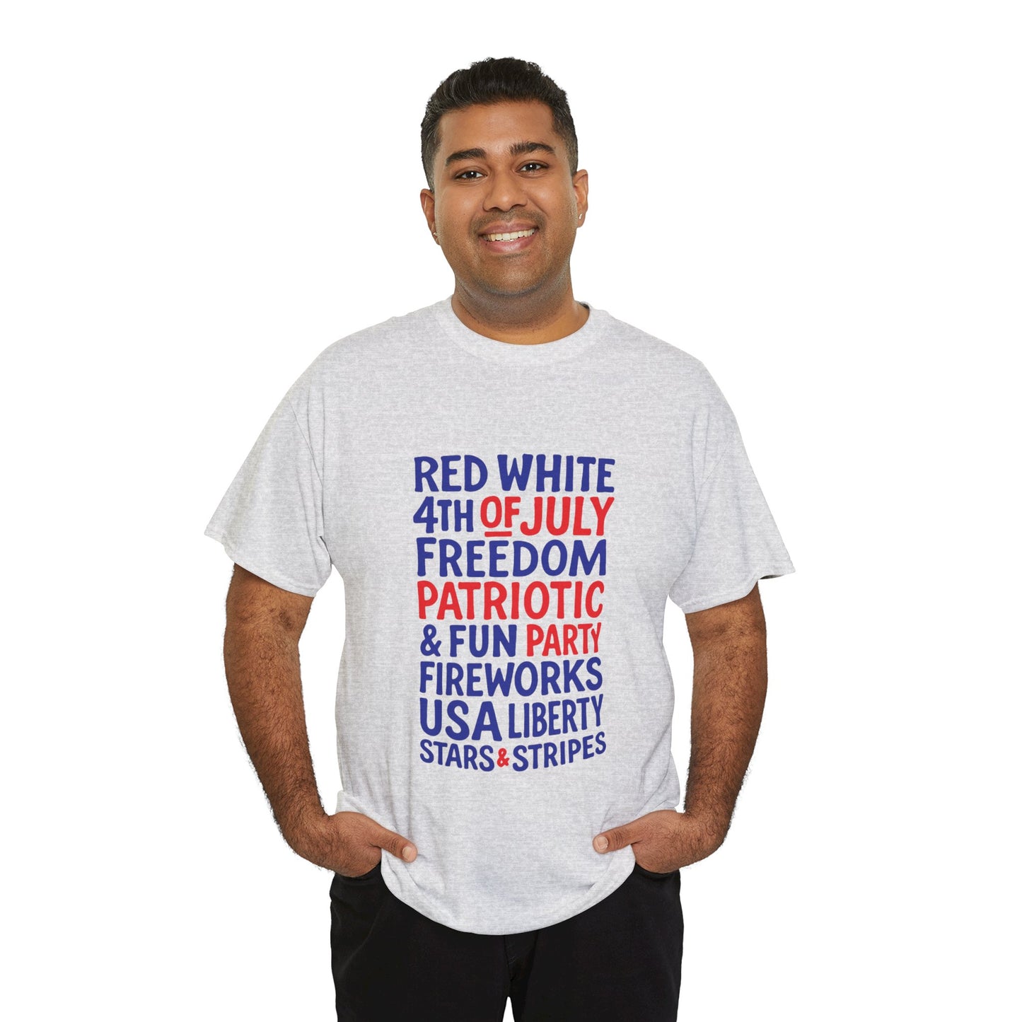 4th of July Words Graphic T-Shirt