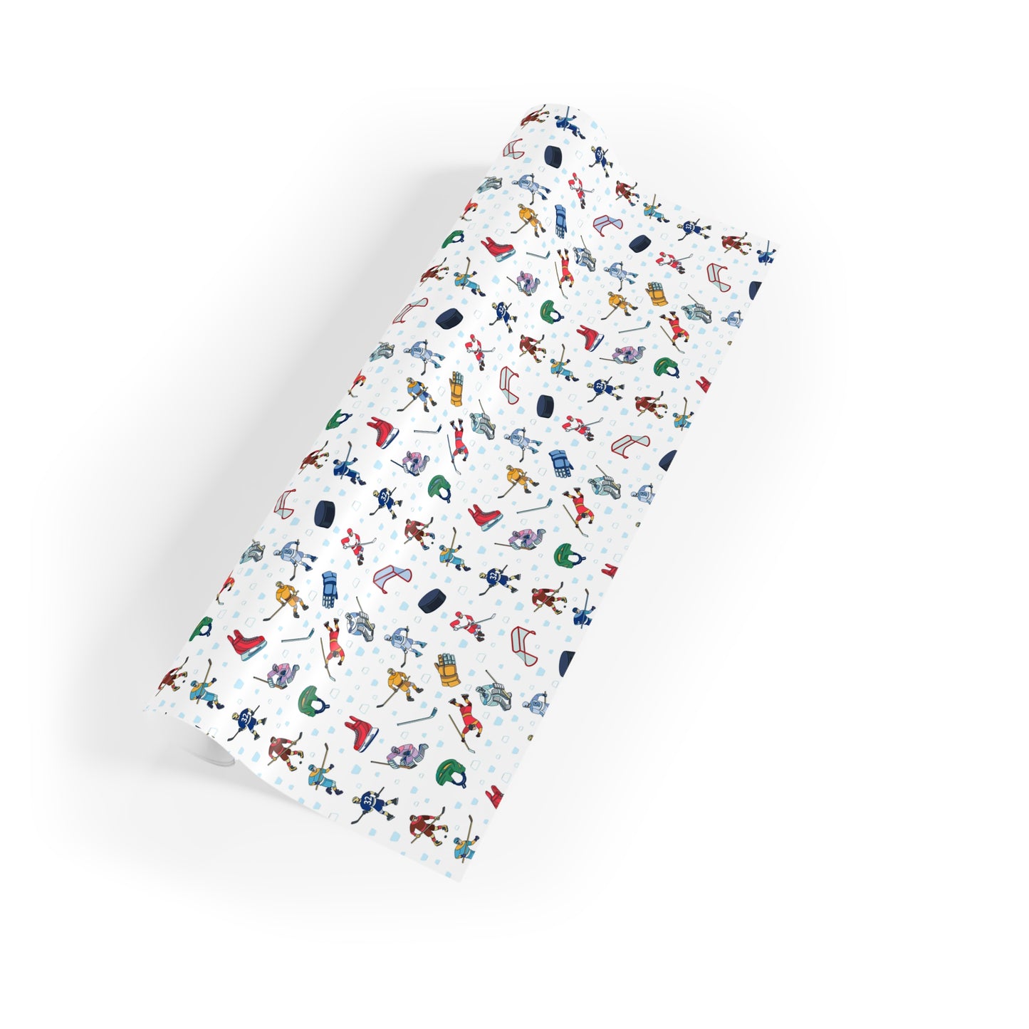 Ice Hockey Print Gift Wrapping Paper Roll