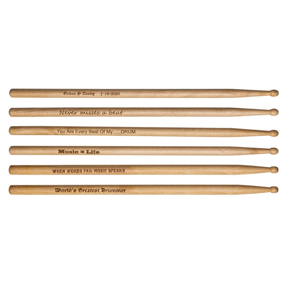 Custom Maple Drumsticks