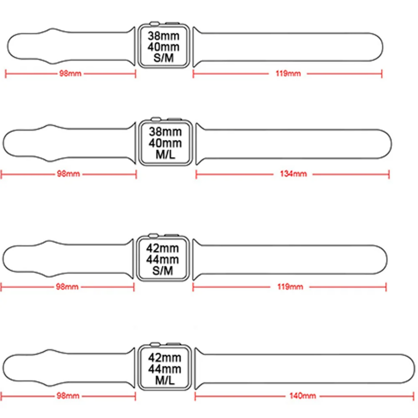 Personalized Medical Alert Apple Watch Band with Sign