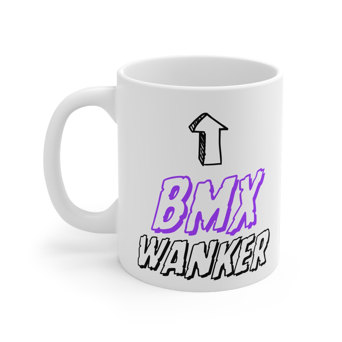 BMX Wanker Quote 11oz Ceramic Mug