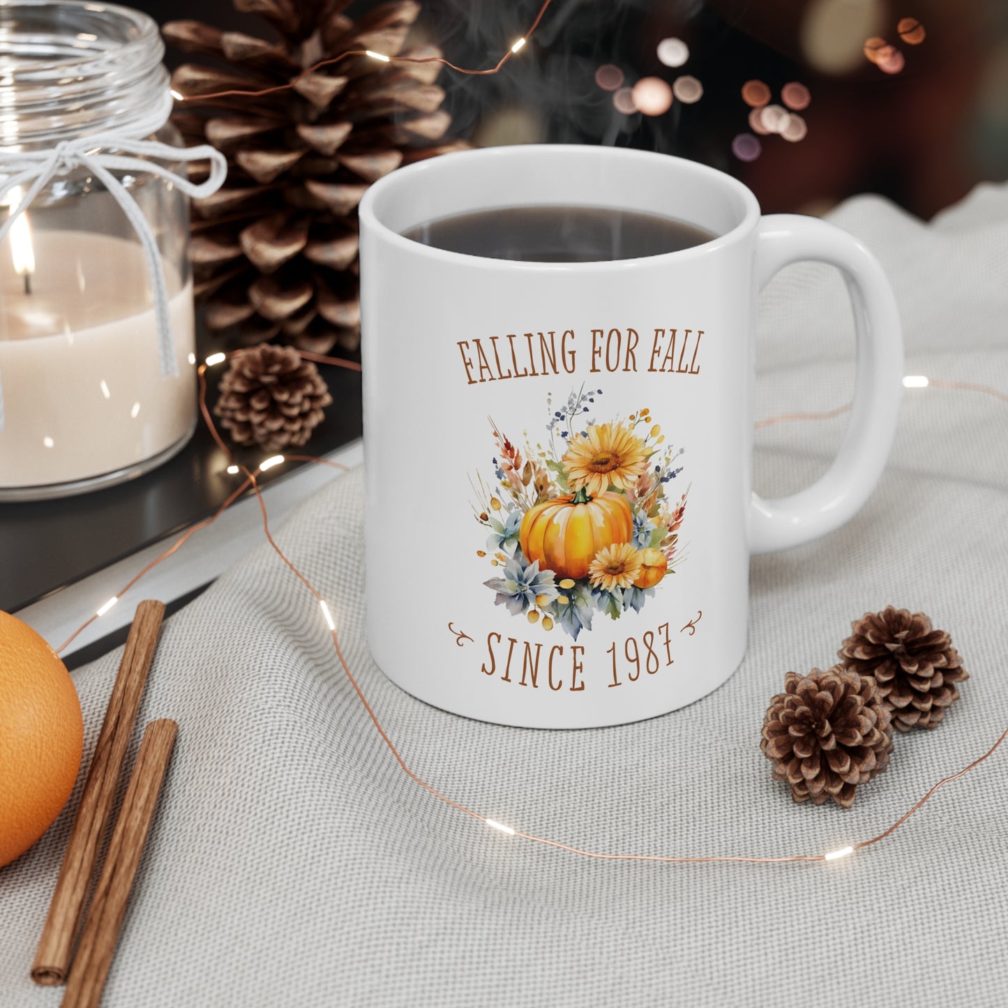 Falling for Fall Custom Year 11oz Ceramic Mug