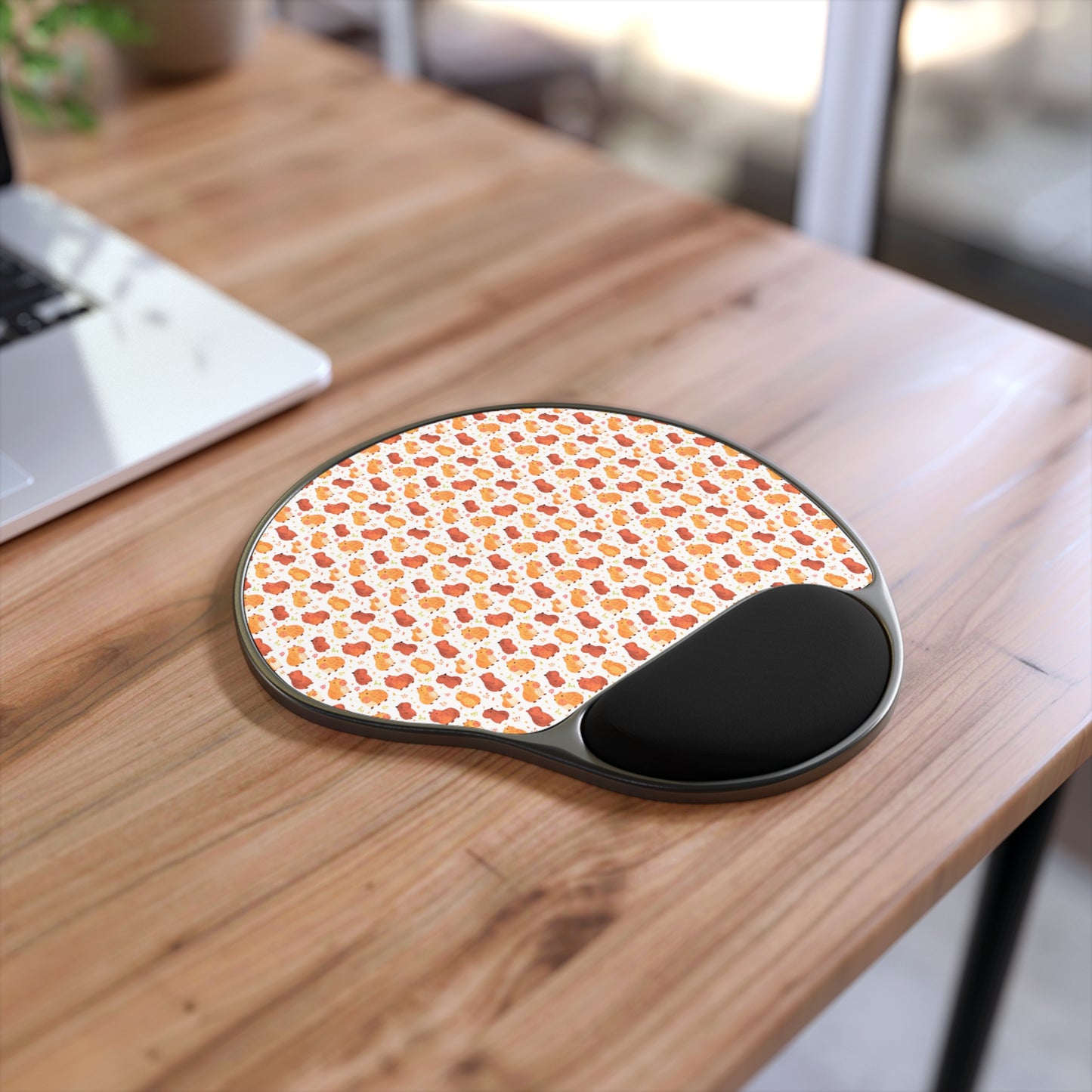 Capybara Mouse Pad With Ergonomic Wrist Rest