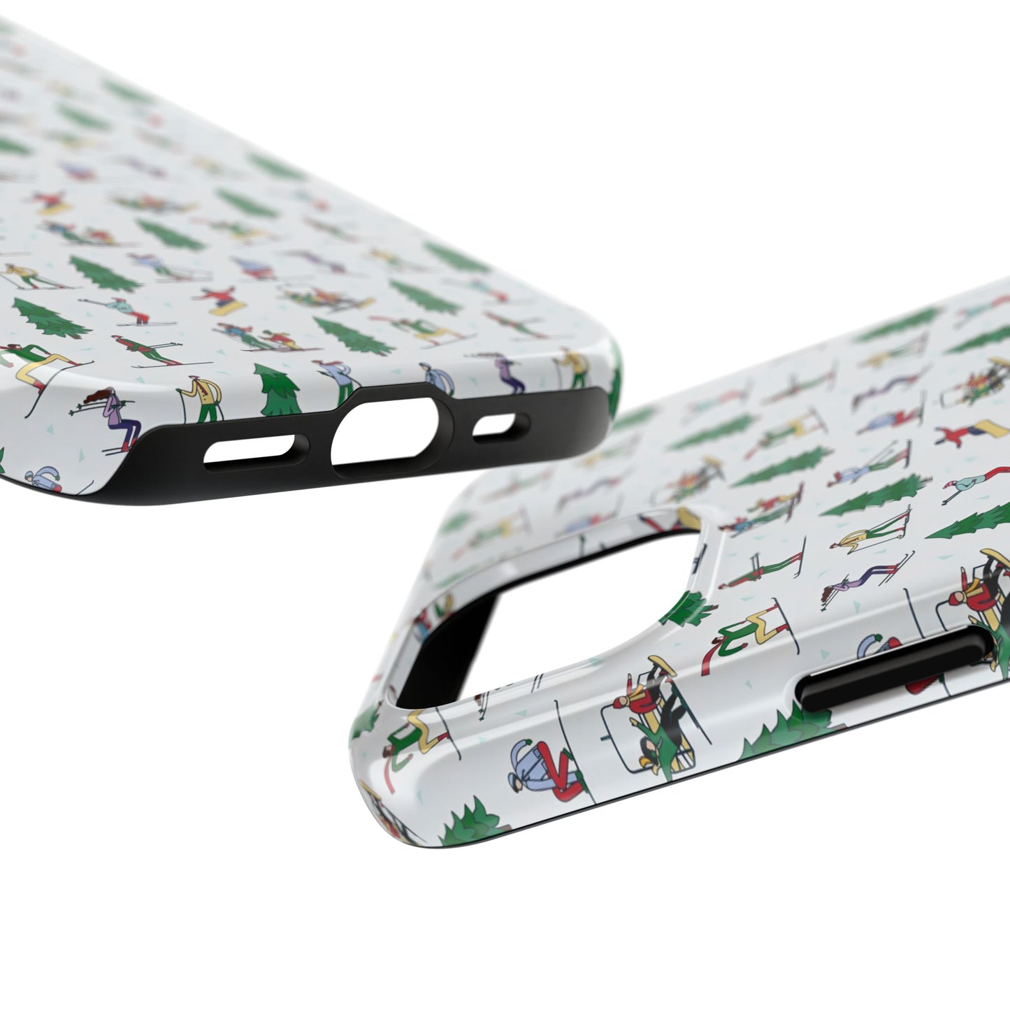 Winter Ski Landscape Print Phone Case