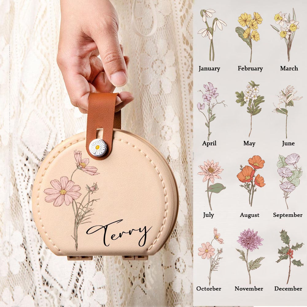 Personalized Birth Flower Sewing Kit with Name, photo 10