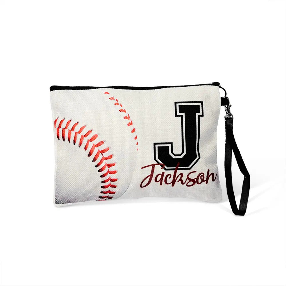 Custom Name Sports Makeup Bag