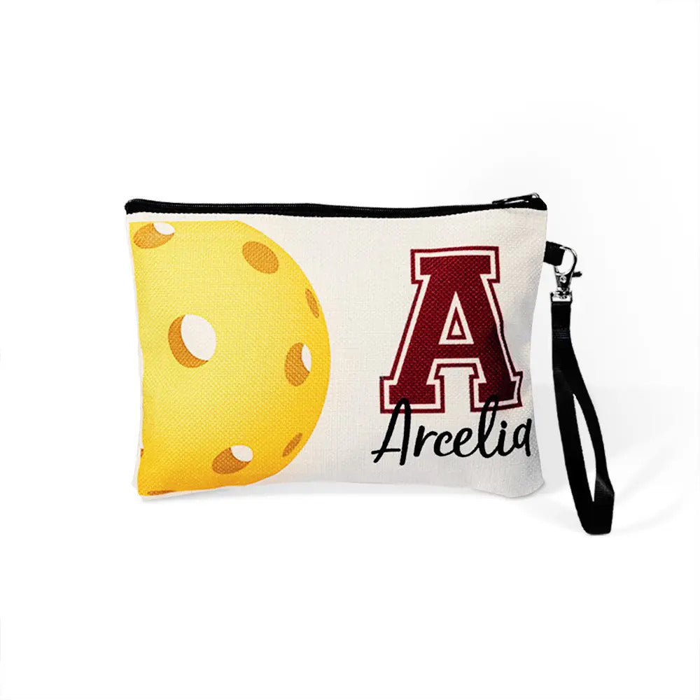 Custom Name Sports Makeup Bag