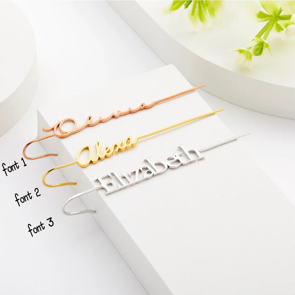 Custom Name Ear Wrap Crawler Hook Earrings