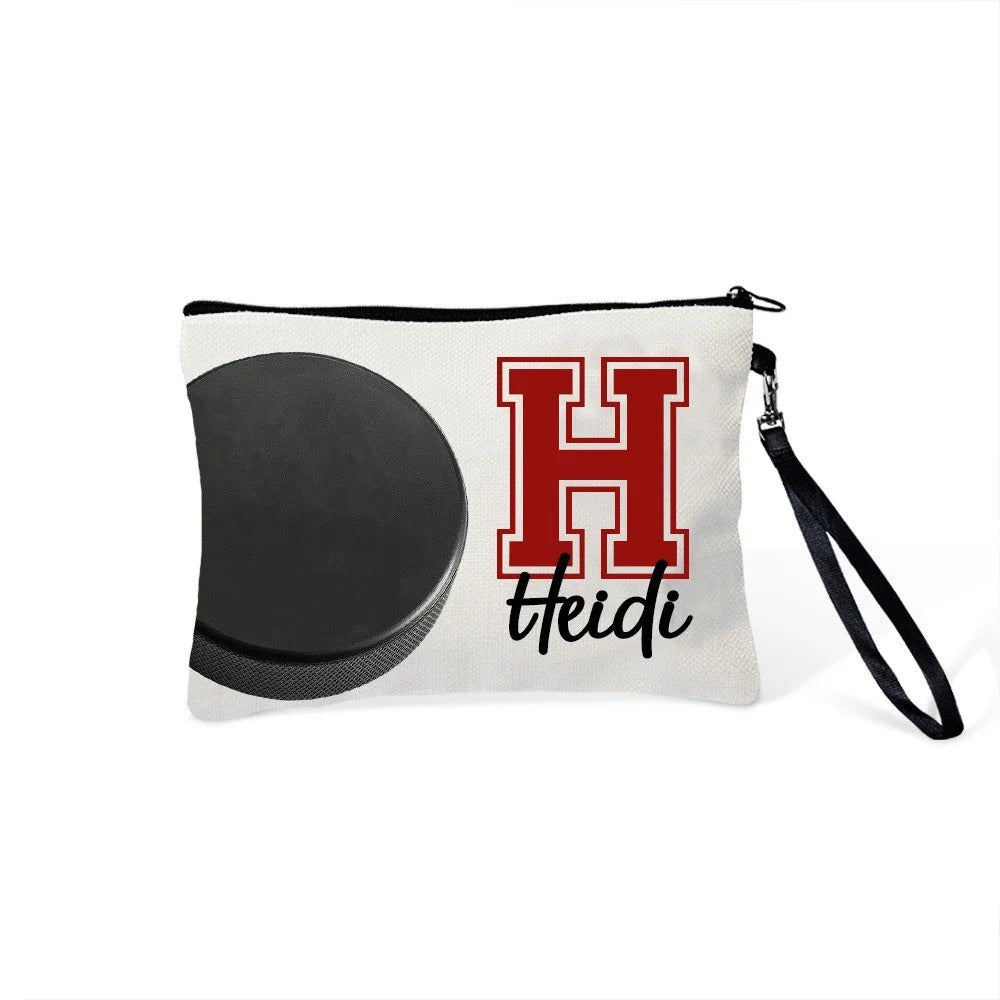 Custom Name Sports Makeup Bag