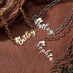 Cowboyhut-Armband mit individuellem Namen und Geburtsstein