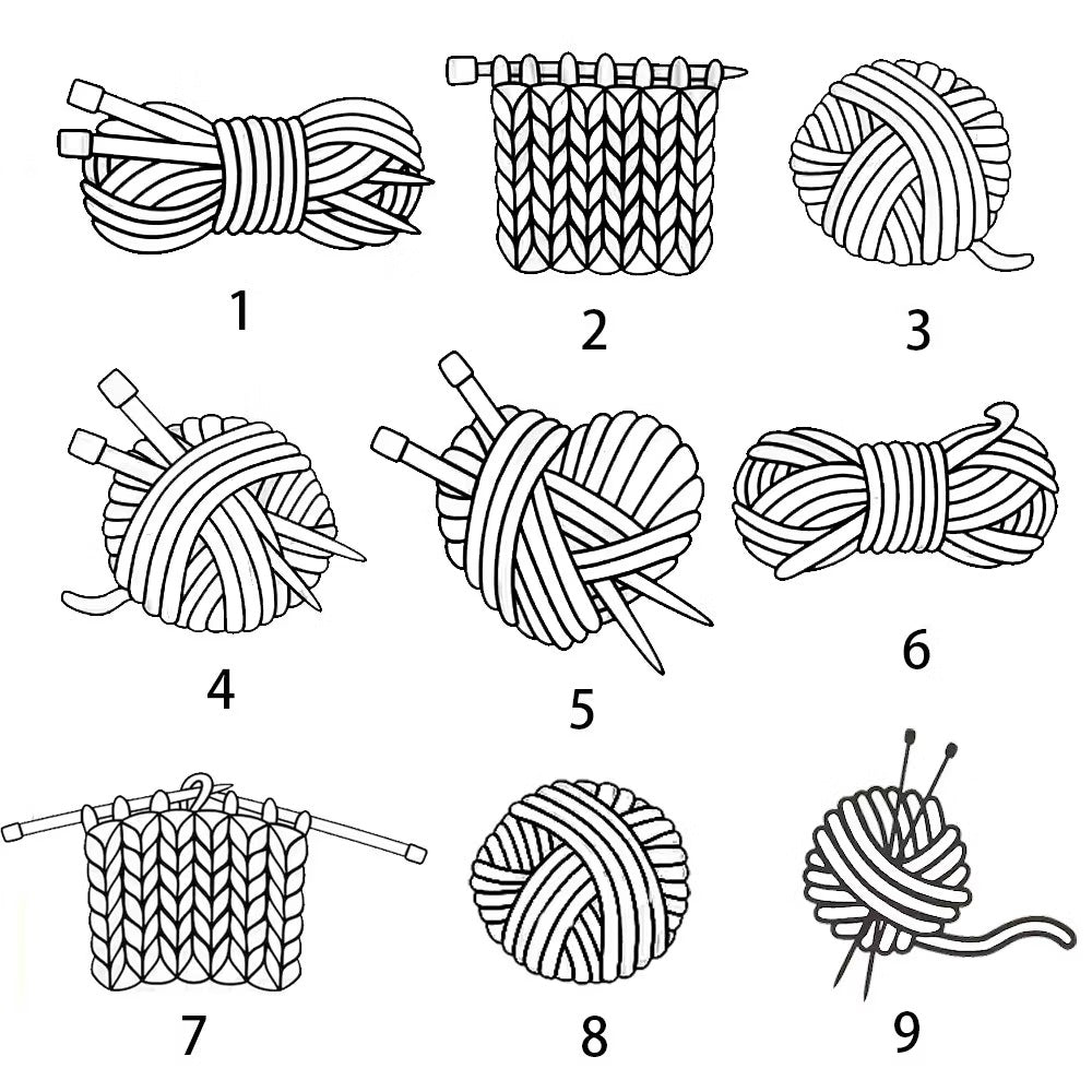 Custom Engraved Crochet Stitch Marker Charms