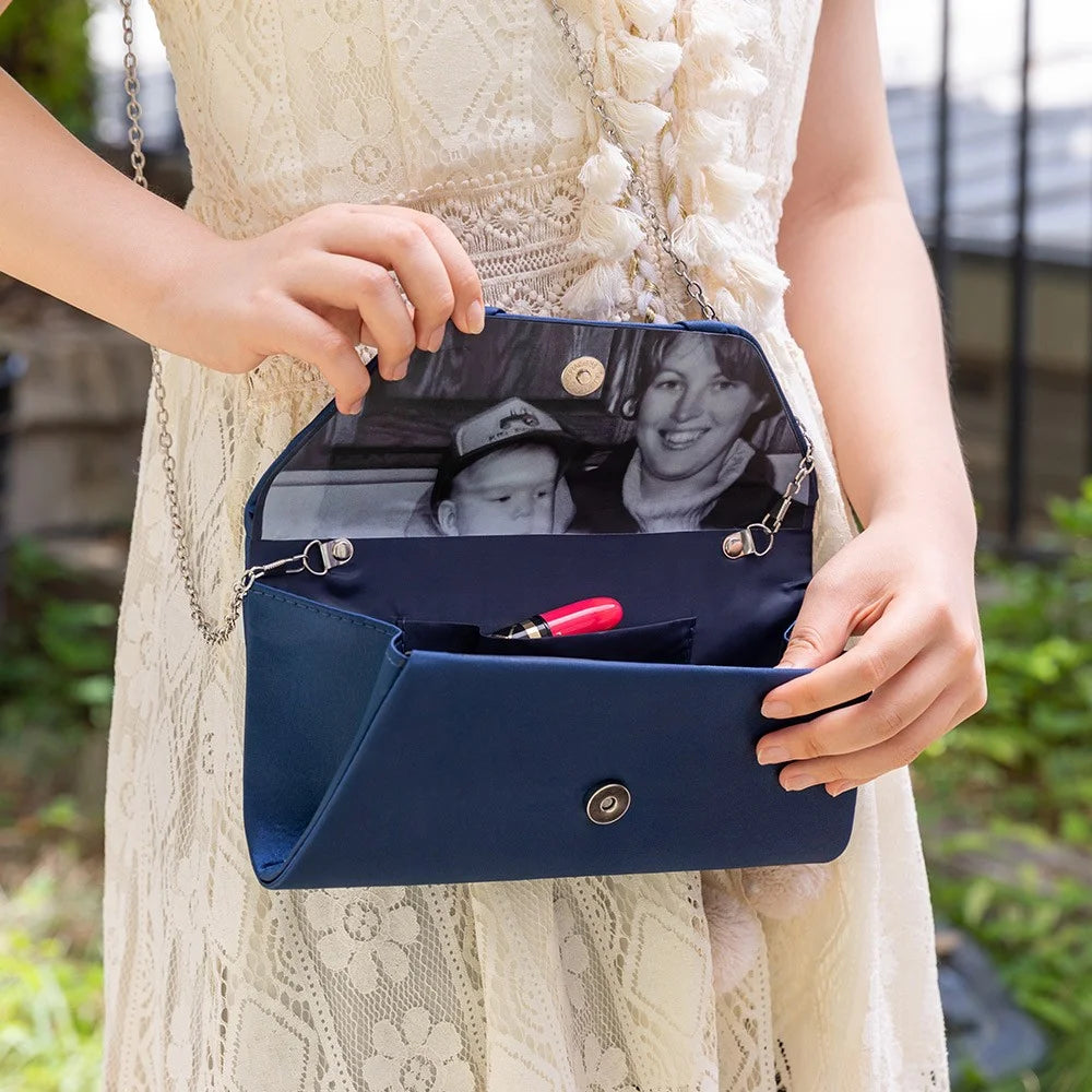 Personalized Bow Tie Clutch with Custom Photo