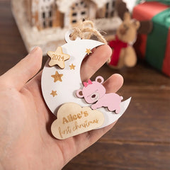Babys erster Weihnachtsbaumschmuck