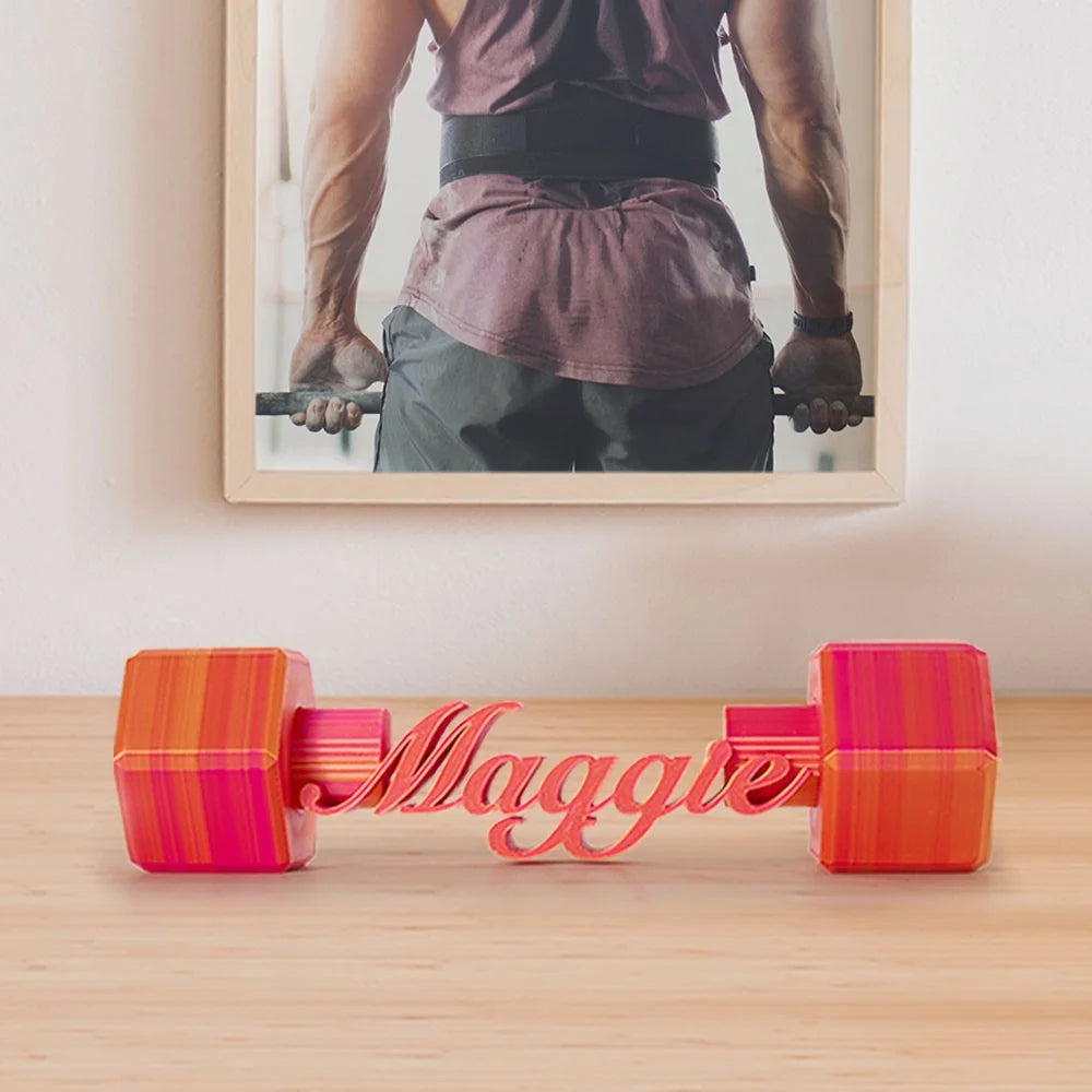 Personalized Name Full Size Dumbbell