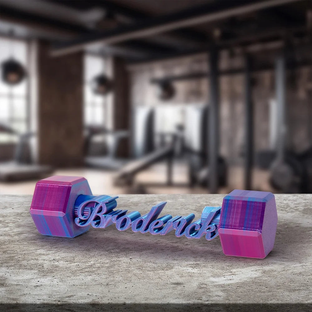Personalized Name Full Size Dumbbell